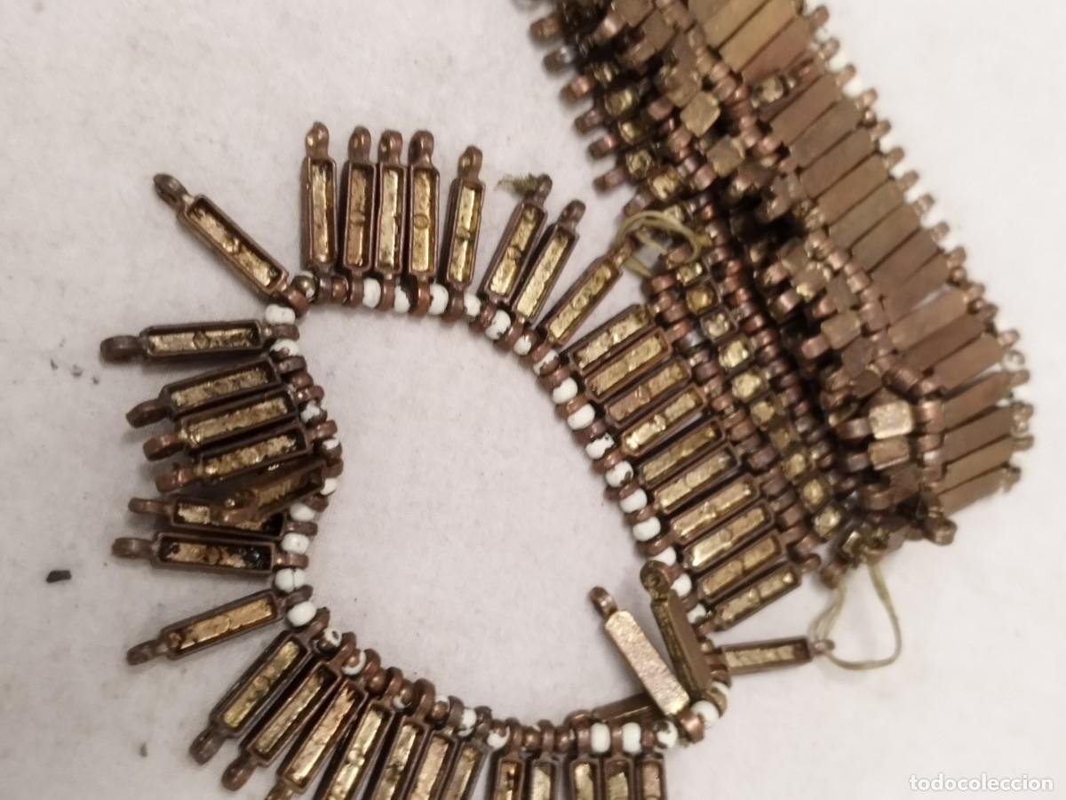 Joyeria: Pulsera tipo et&iacute;ope a restaurar. Cuentas de metal. - Foto 6