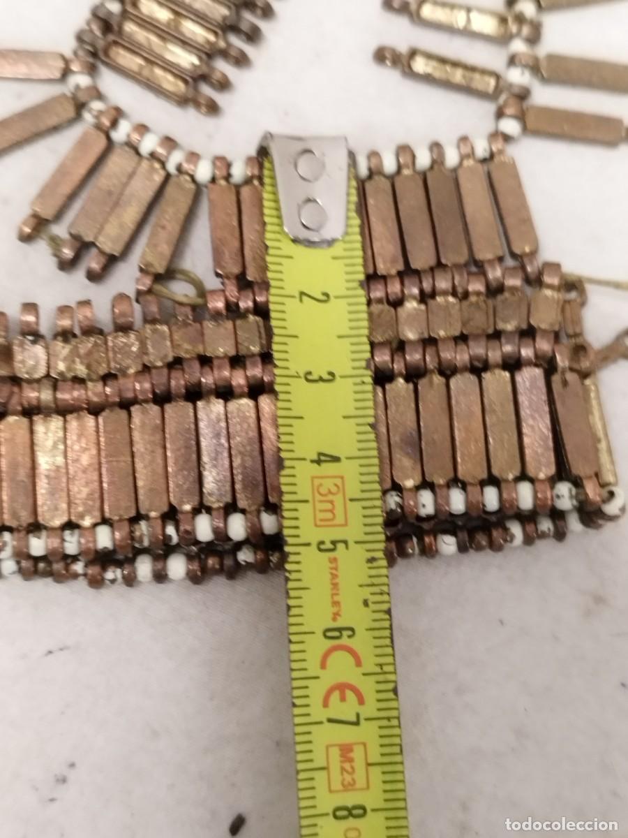 Joyeria: Pulsera tipo et&iacute;ope a restaurar. Cuentas de metal. - Foto 8
