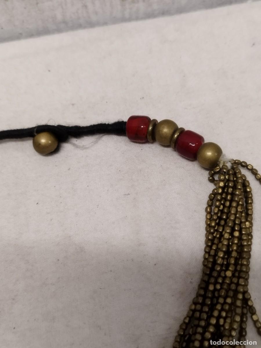 Joyeria: Antiguo collar de cuentas doradas. A restaurar. - Foto 5