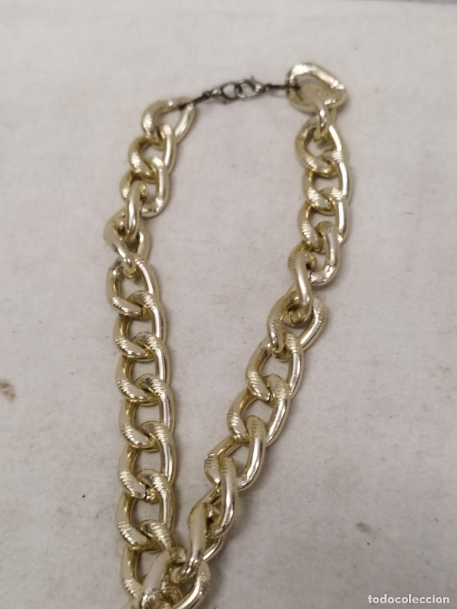 Joyeria: Gran cord&oacute;n con gran colgante, metal a identificar. - Foto 5