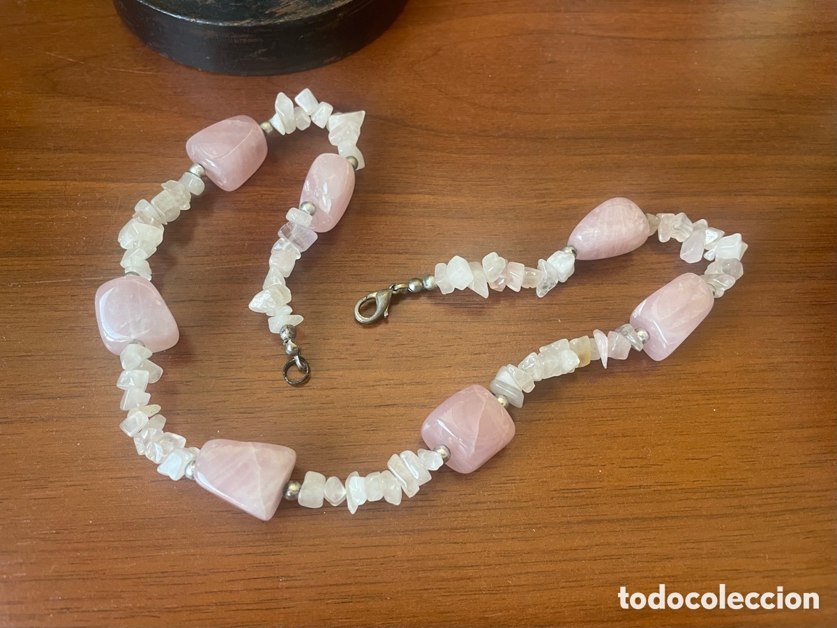 Joyeria: collar de Agata en color rosa - Foto 3