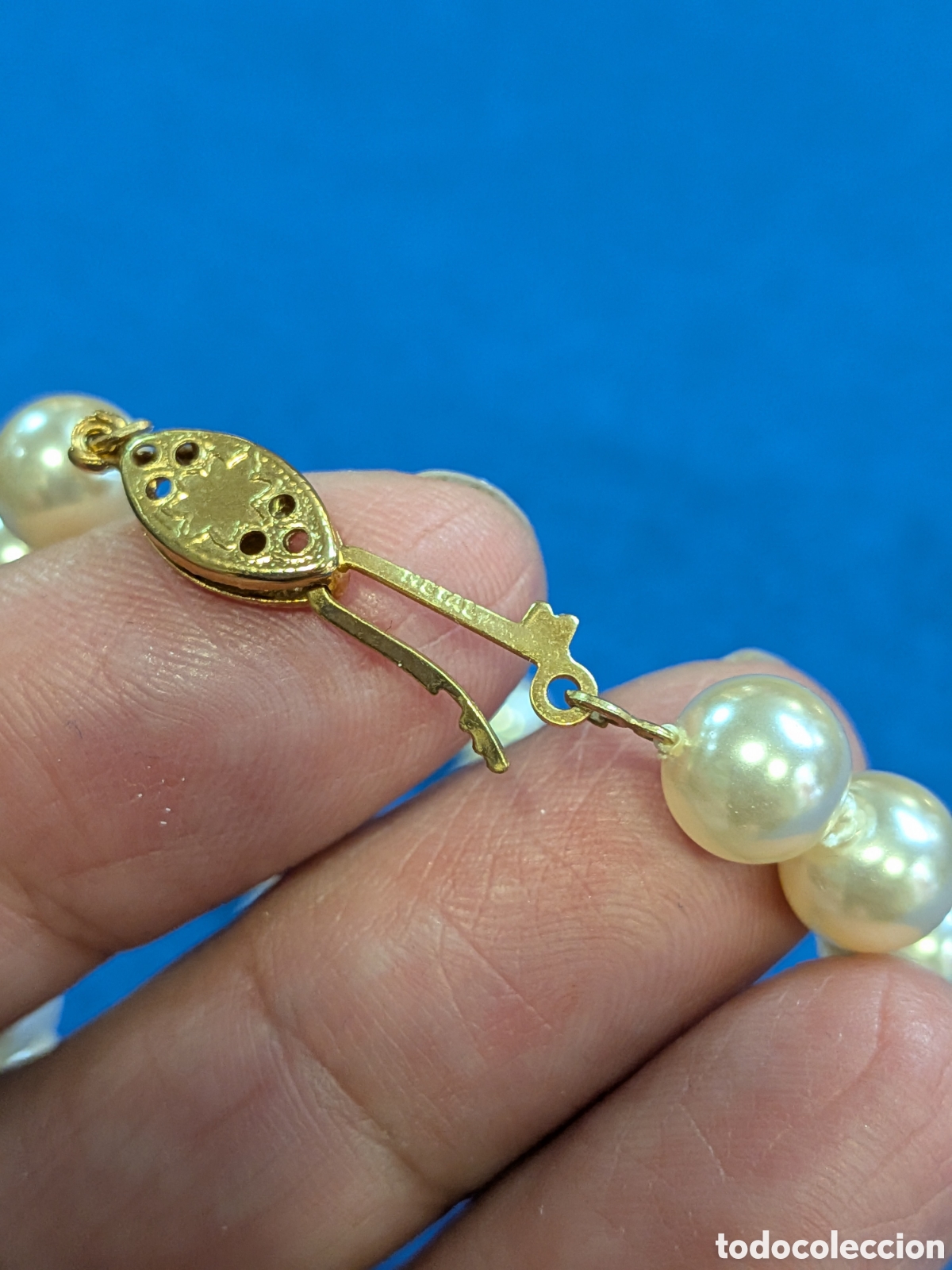Joyeria: Collar gargantilla vintage, perlas de mallorca. REF-5627 - Foto 5