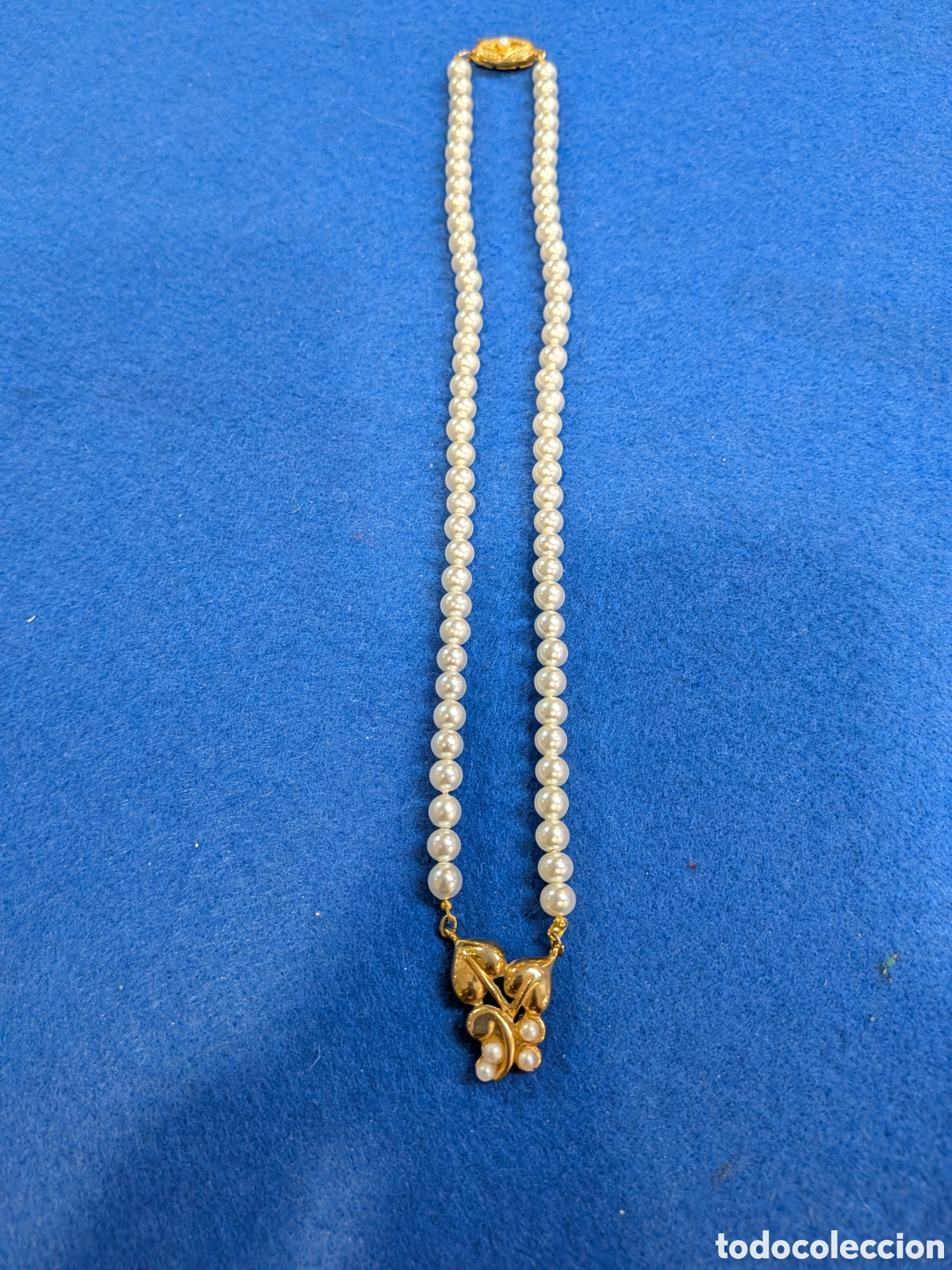 Joyeria: Collar gargantilla perlas sintetica. REF-2038