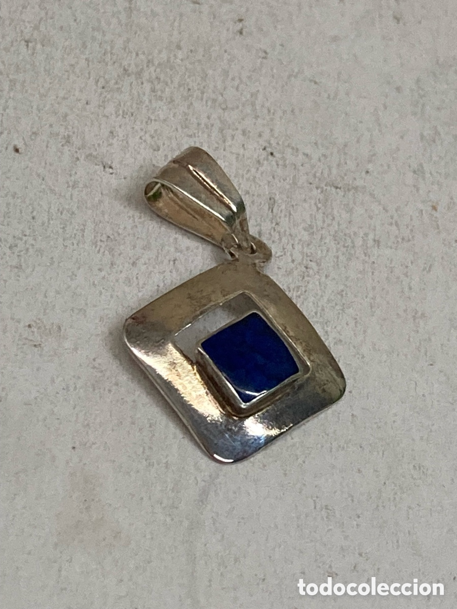 Joyeria: Colgante de plata lapisl&aacute;zuli C604