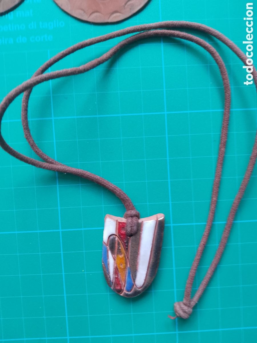 Joyeria: COLGANTE JUVENIL - CERAMICA - VINTAGE