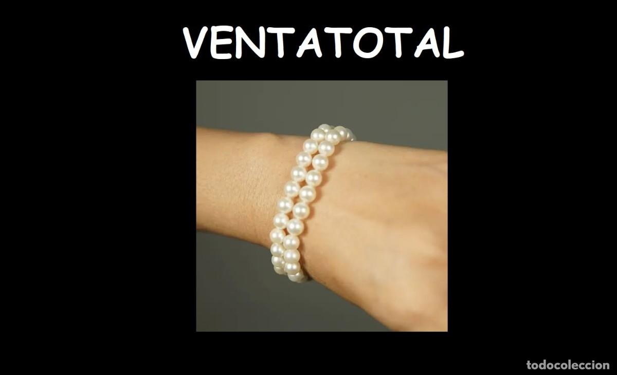 Joyeria: PULSERA DOBLE DE PERLAS BLANCAS AUTENTICAS LEER DENTRO LA DESCRIPCION COMPLETA