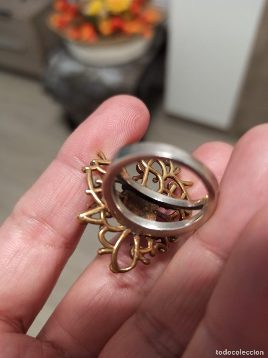 Joyeria: Anillo rubies plata y bronce - Foto 6