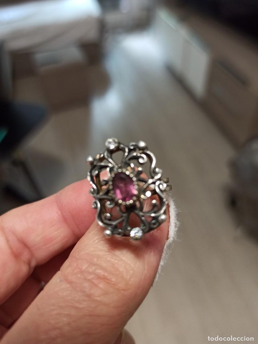 Joyeria: Anillo antiguo plata ,800