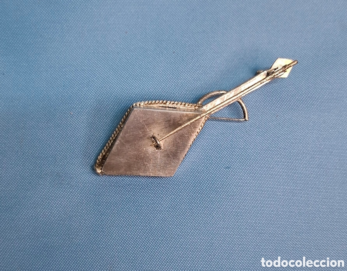 Joyeria: Broche antiguo de plata en filigrana - Foto 10