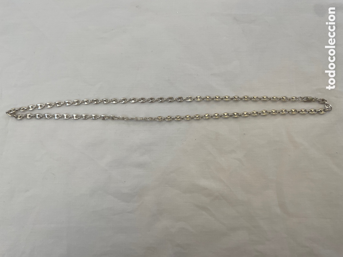 Joyeria: Cadena de plata siglo XX - Foto 1
