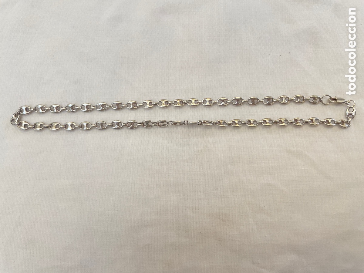 Joyeria: Cadena de plata siglo XX - Foto 1