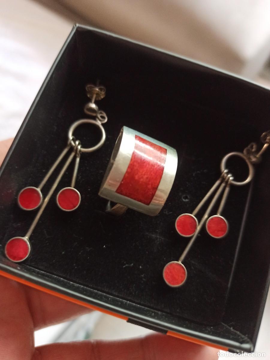 Joyeria: Conjunto plata y coral - Foto 2
