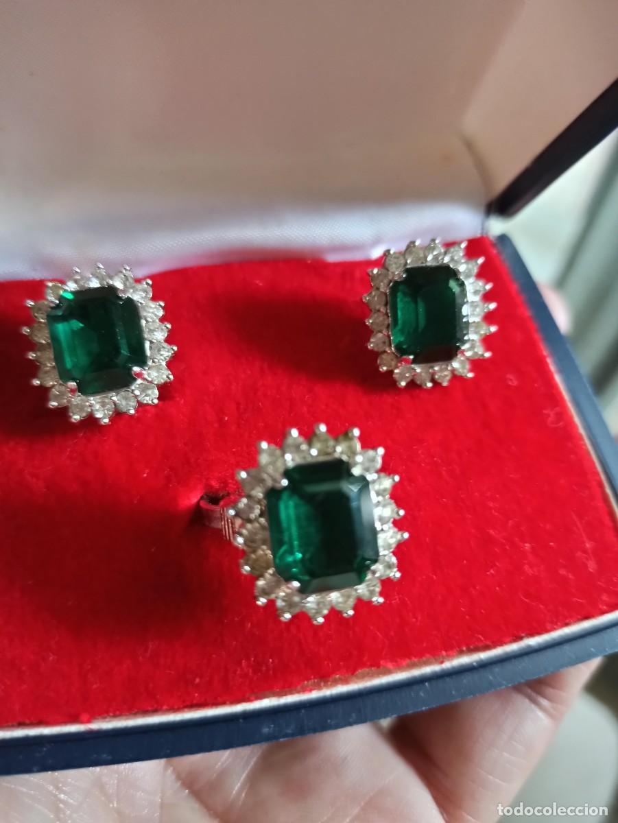 Joyeria: Conjunto anillo y pendientes
