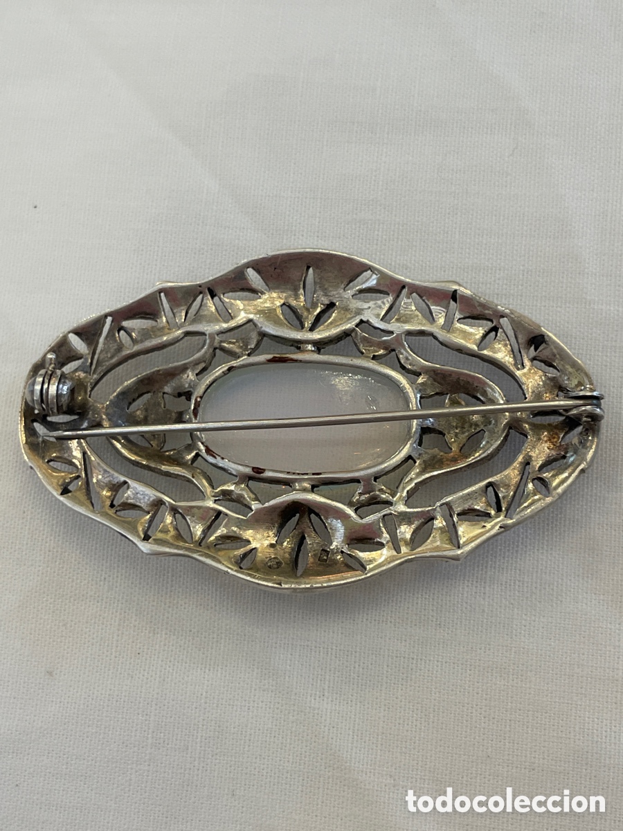 Joyeria: Broche de plata, &oacute;palo y marcasitas - Foto 3