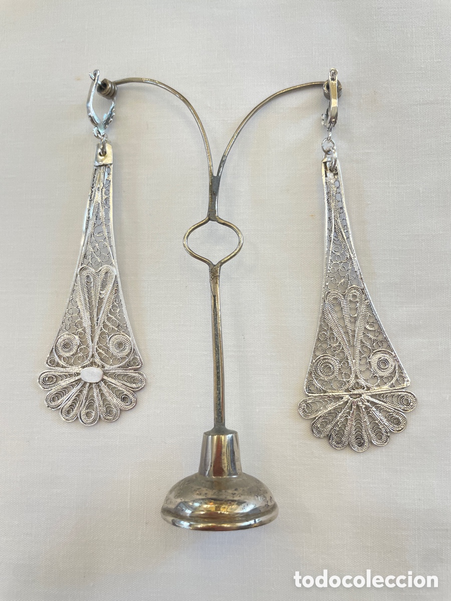 Joyeria: Pendientes de plata de filigrana - Foto 6