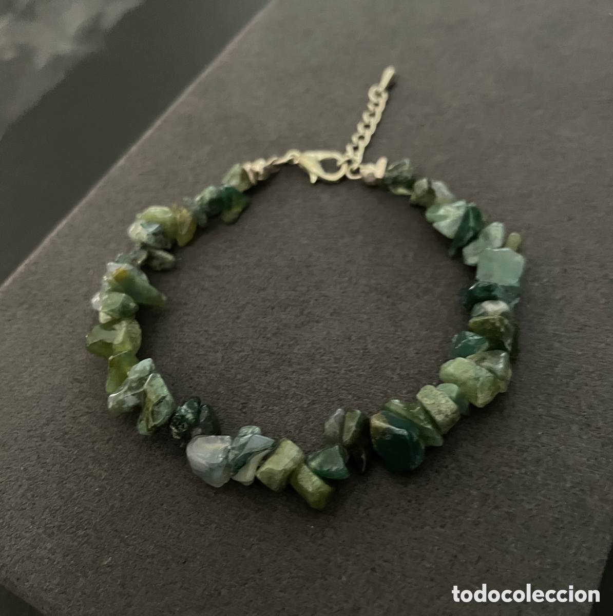 Joyeria: Pulsera de &Aacute;gata musgosa