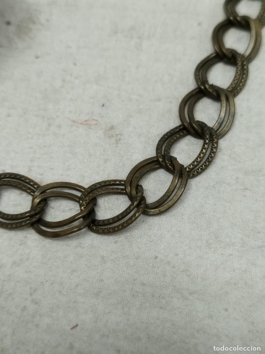 Joyeria: Antigua cadena de grandes eslabones. - Foto 4