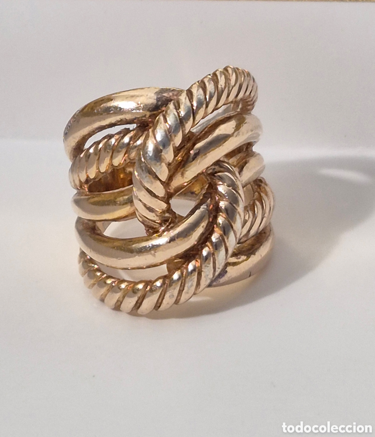 Joyeria: ESPECTACULAR ANILLO DE PLATA Y ORO DE ARISTOCRACY. REF S2 C JOY ACTUAL ANILLOS 180226