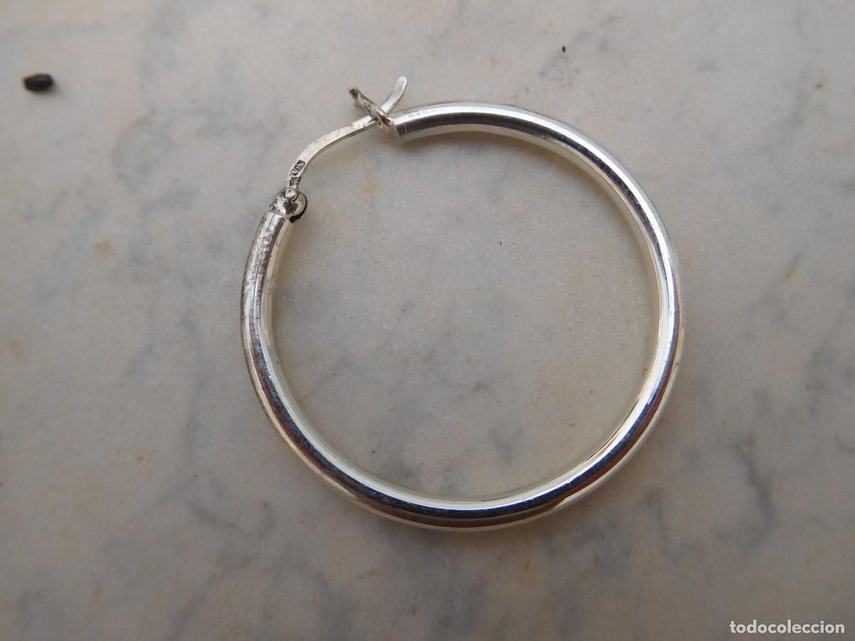 Joyeria: Pendiente aro de plata (Solo hay uno) - Foto 1