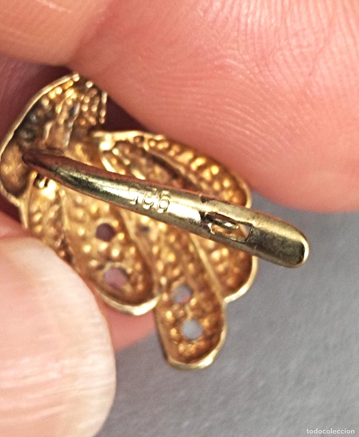 Joyeria: Pendientes de plata de ley con circonitas y ba&ntilde;o de oro. - Foto 3