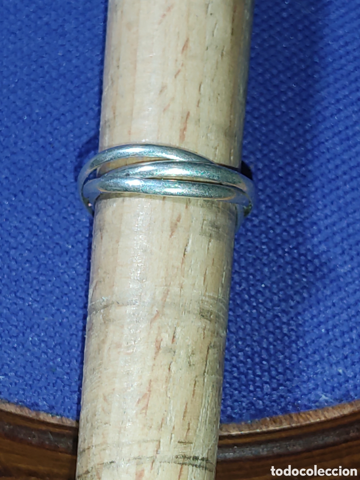 Joyeria: Anillo & Alianzas entrelazadas de plata 925.Vintage.