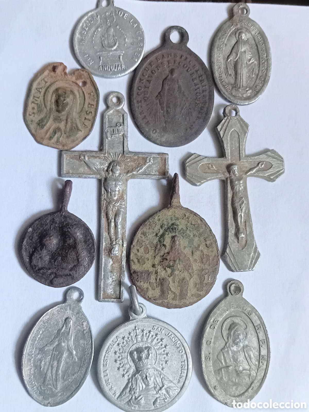 Joyeria: LOTE DE MEDALLAS DE DIVERSAS EPOCAS