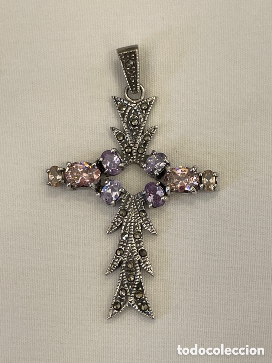 Joyeria: Colgante plata, marcasitas y amatista