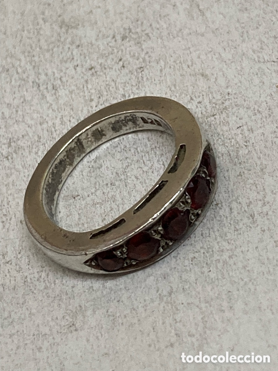 Joyeria: Anillo de plata engastado S485