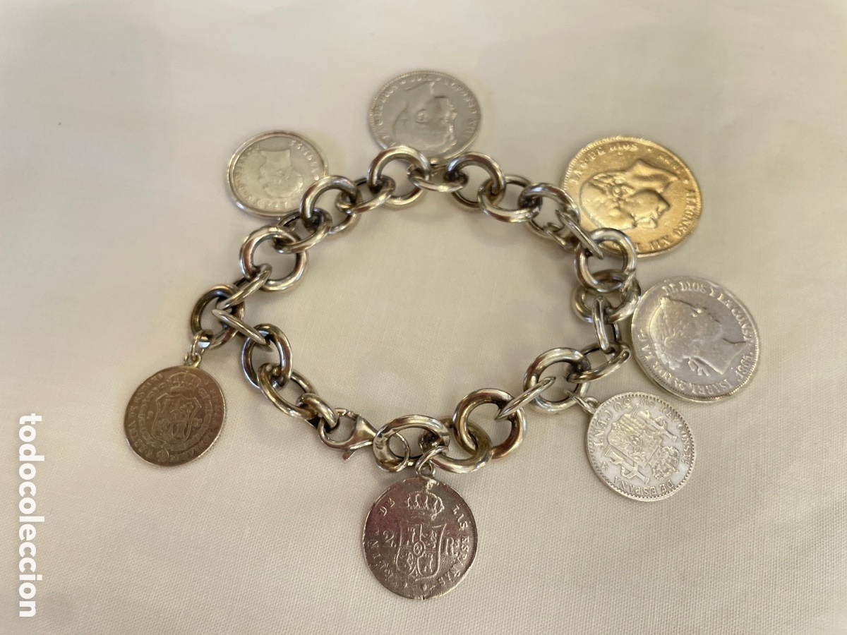 Joyeria: Pulsera de plata siglo XX - Foto 2