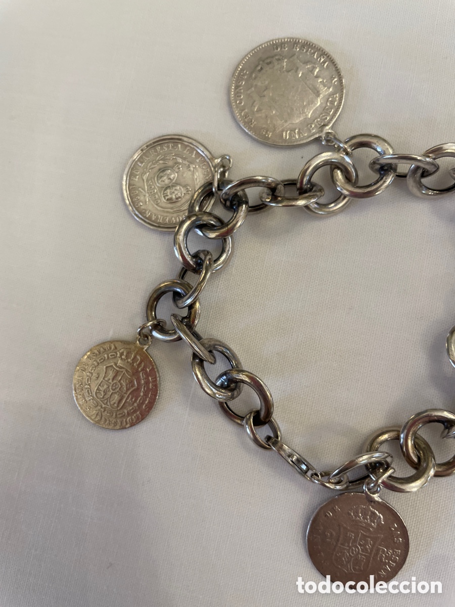 Joyeria: Pulsera de plata siglo XX - Foto 4