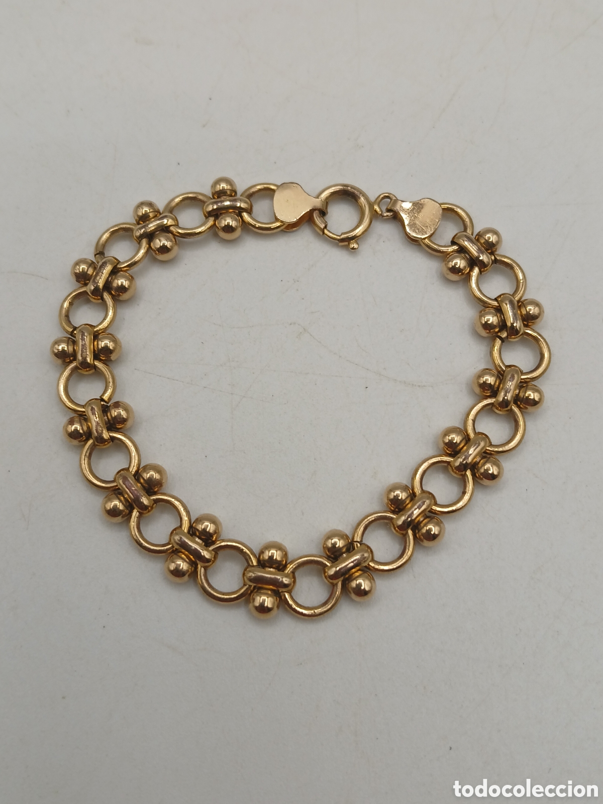 Joyeria: Pulsera metal chapado oro. Cador