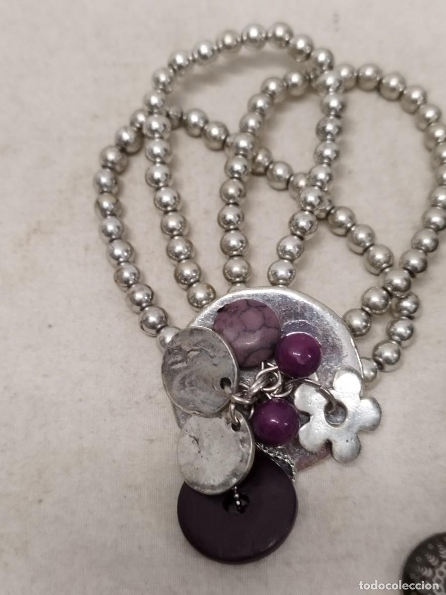 Joyeria: Lote de 2 collares, 2 pulseras y 1 coletero. - Foto 6