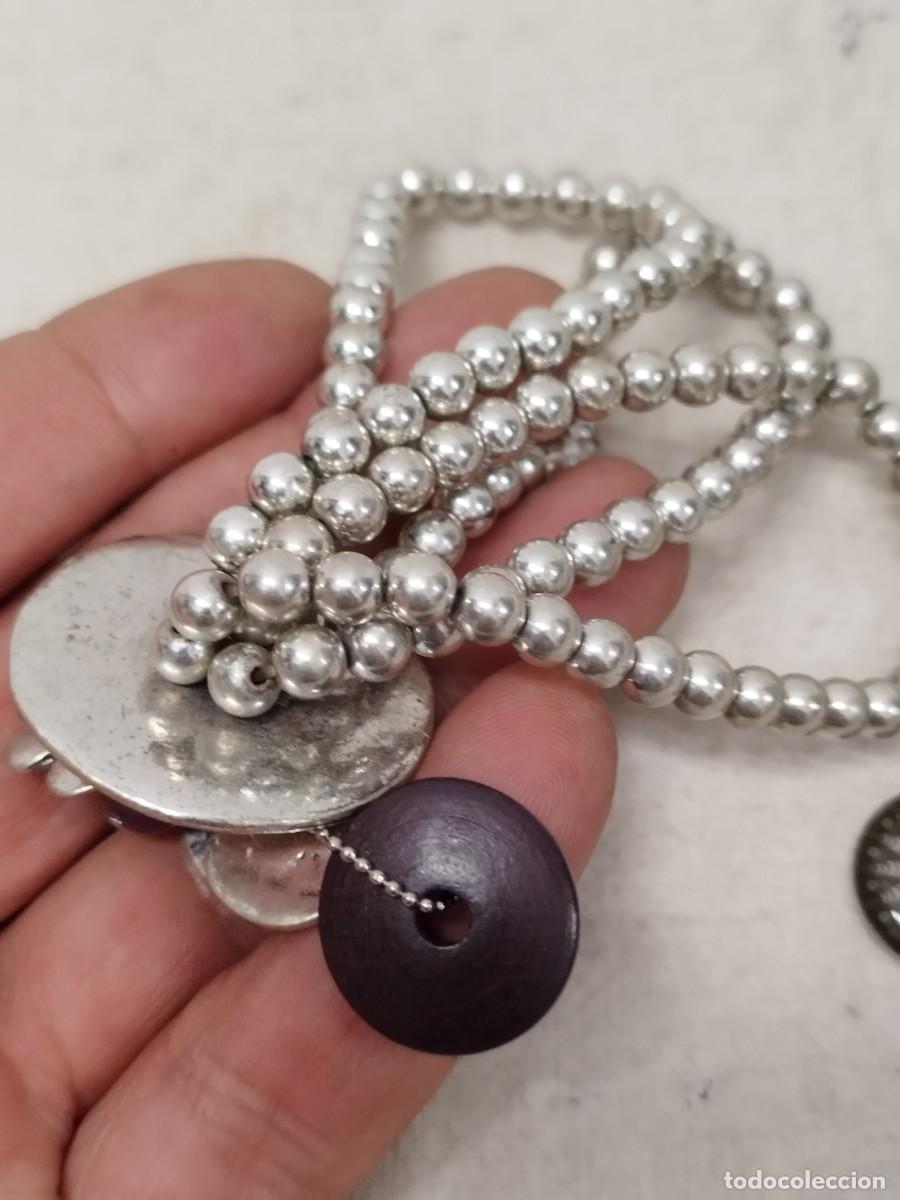 Joyeria: Lote de 2 collares, 2 pulseras y 1 coletero. - Foto 7