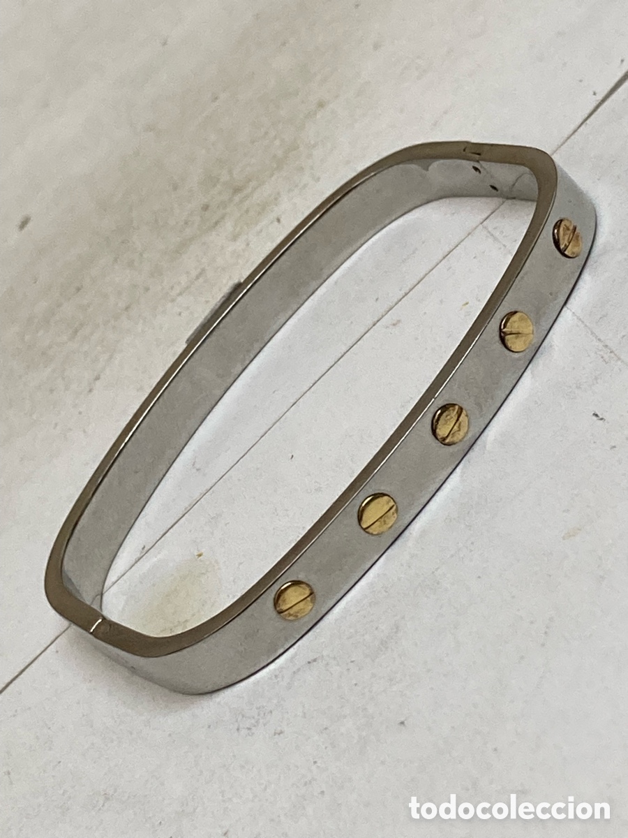 Gioielleria: Pulsera de Acero y Oro Pul388