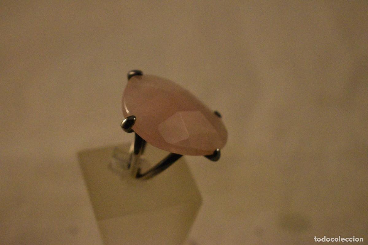 Joyeria: JOYA ANILLO DE PLATA 925 CON PIEDRA ROSA - Foto 3