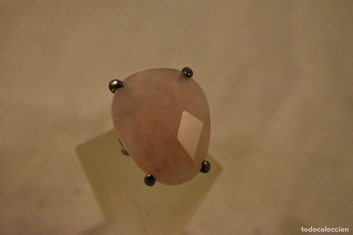 Joyeria: JOYA ANILLO DE PLATA 925 CON PIEDRA ROSA - Foto 4