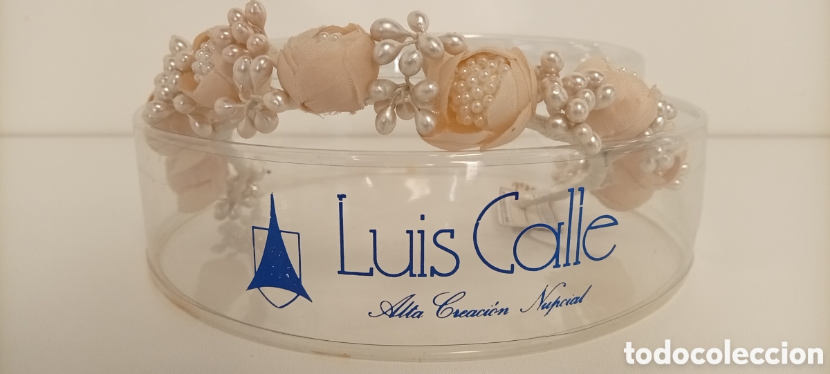 Joyeria: TIARA NOVIA VINTAGE PERLAS FLORES MARCA LUIS CALLE