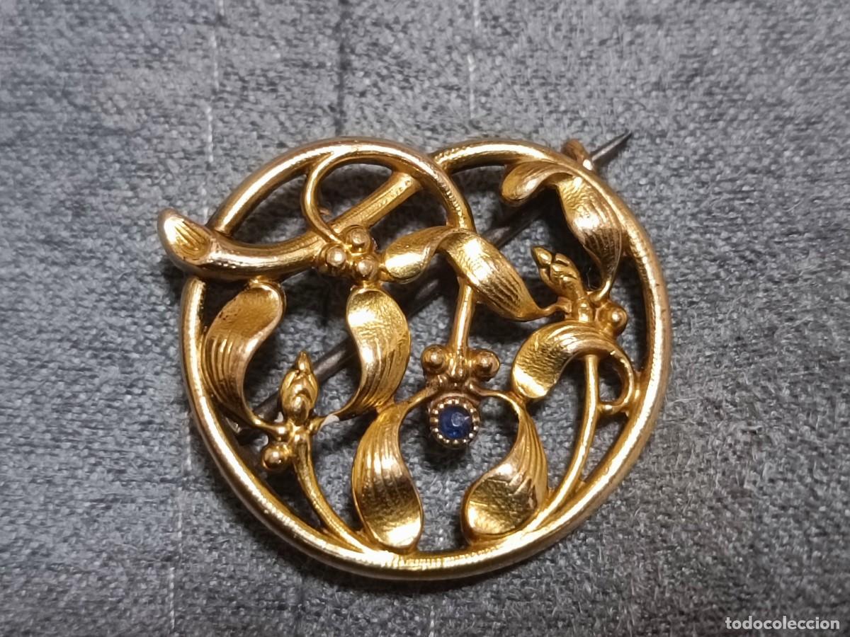Joyeria: broche art nouveau antiguo