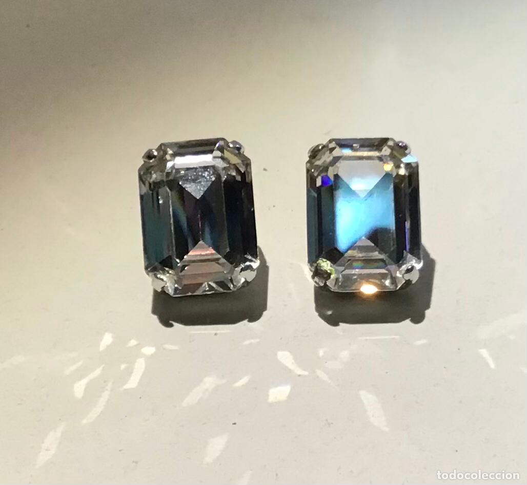 Joyeria: PENDIENTES PLATEADOS Y CRISTAL - Foto 2
