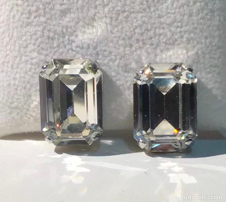 Joyeria: PENDIENTES PLATEADOS Y CRISTAL - Foto 1