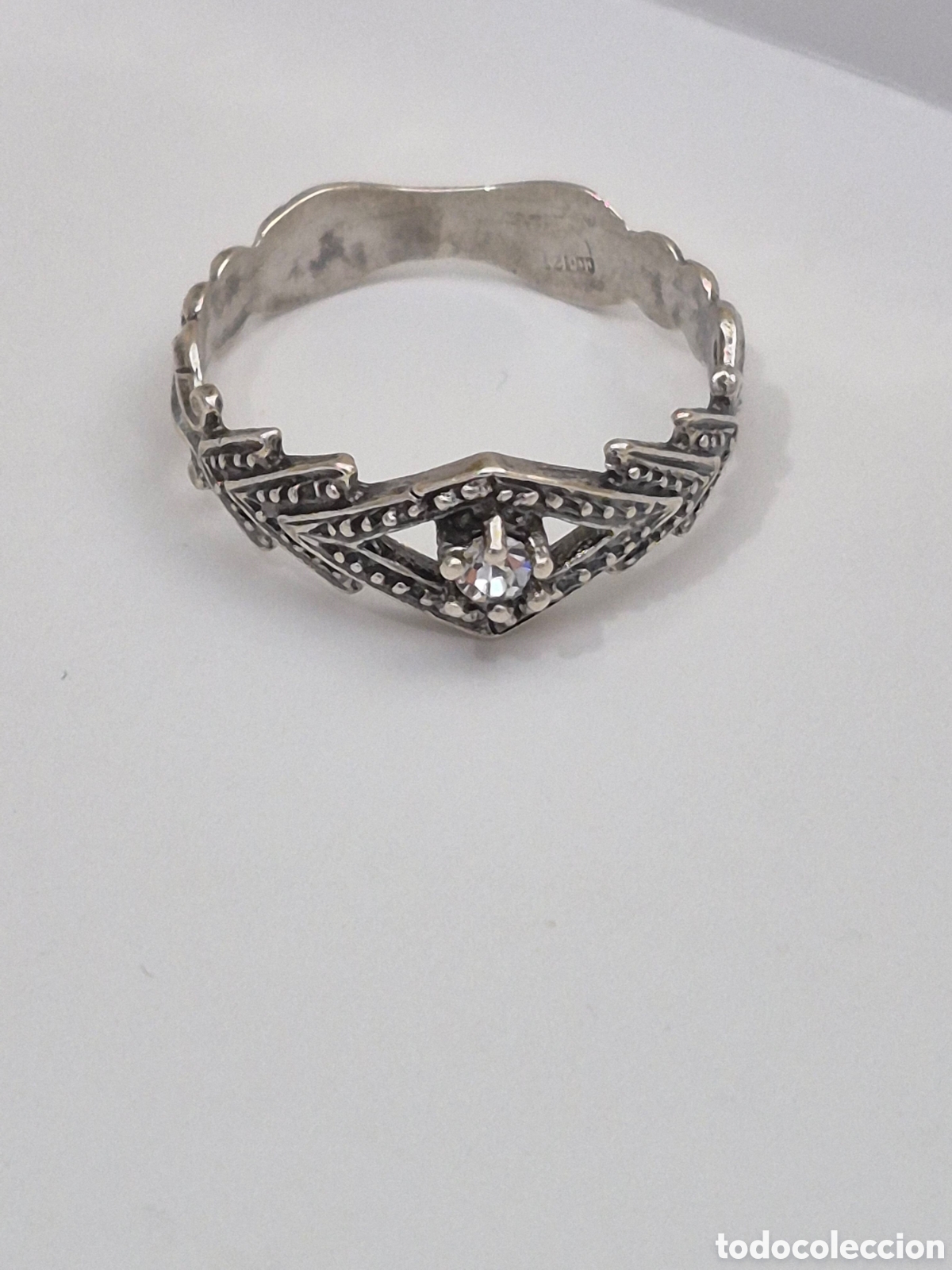 Joyeria: BONITO ANILLO DE PLATA DE LEY CON CIRCONITA. REF S4 C VINTAGE BIS 110625