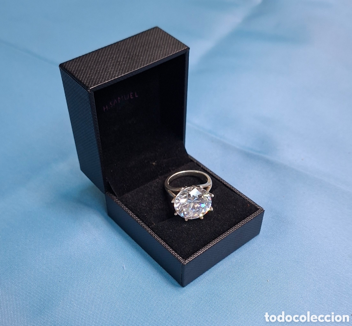 Joyeria: Anillo de plata 925 con gran circonita