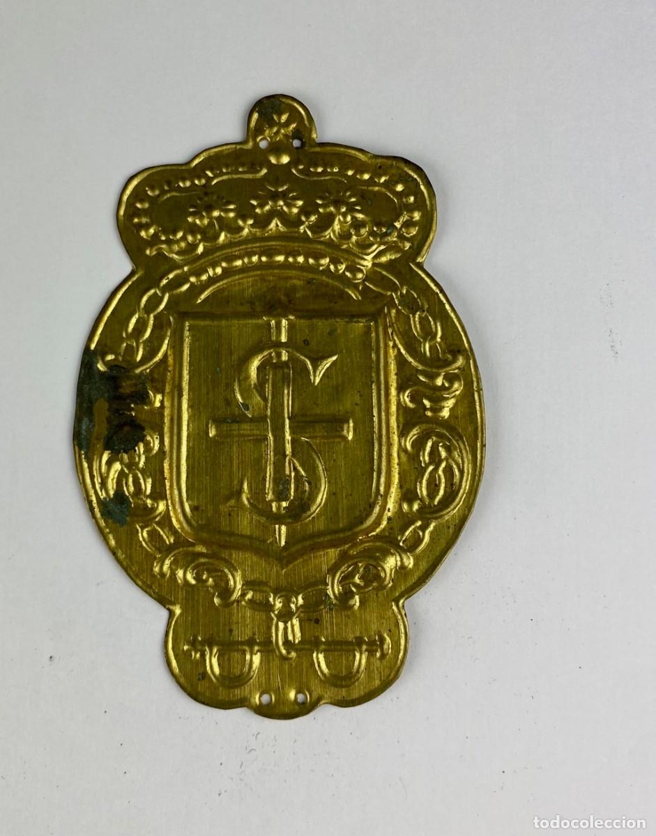 Joyeria: Antigua placa Religiosa para puerta iniciuos del Siglo XX