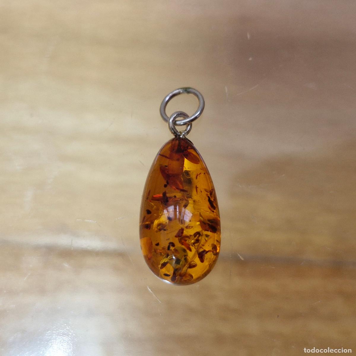 Joyeria: Colgante de Ambar Baltico con Inclusiones - Foto 2