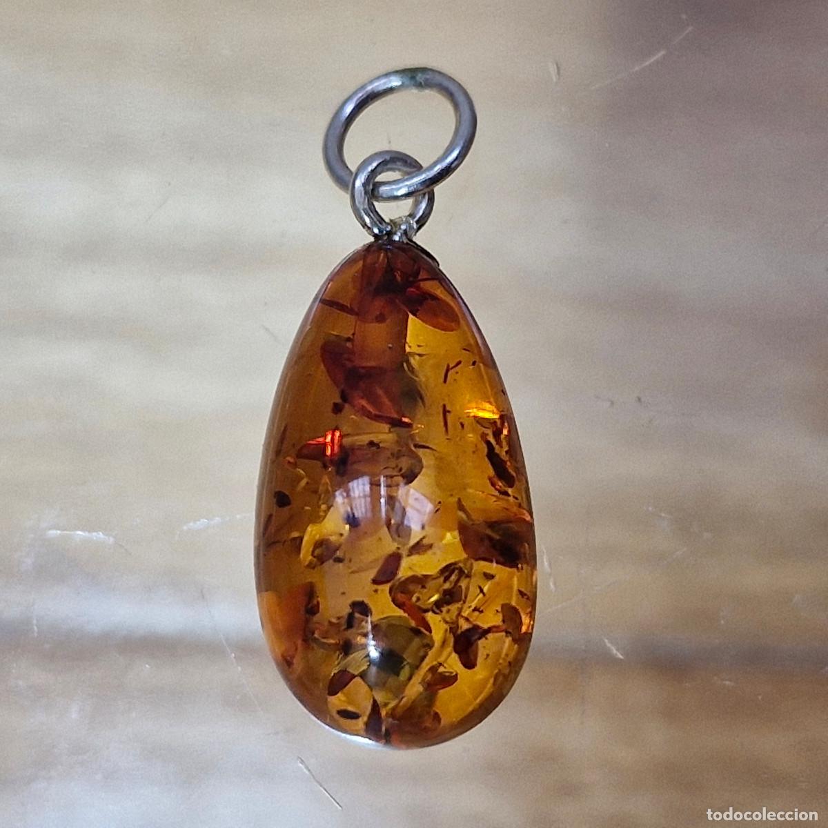 Joyeria: Colgante de Ambar Baltico con Inclusiones - Foto 3