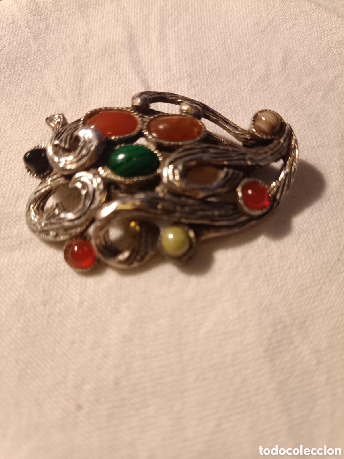 Joyeria: Broche Vintage Firmado MIRACLE A&ntilde;os 60/70 - Estilo Celta / Scottish Revival -