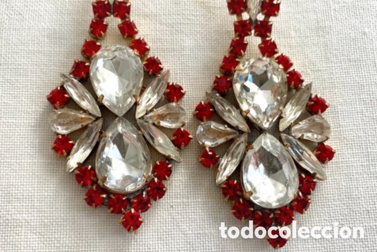 Joyeria: Pendientes vintage de cristales - Foto 3