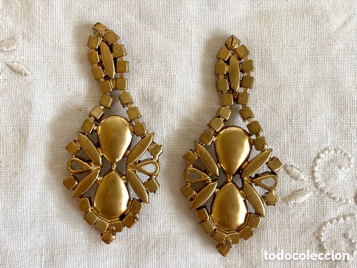 Joyeria: Pendientes vintage de cristales - Foto 7
