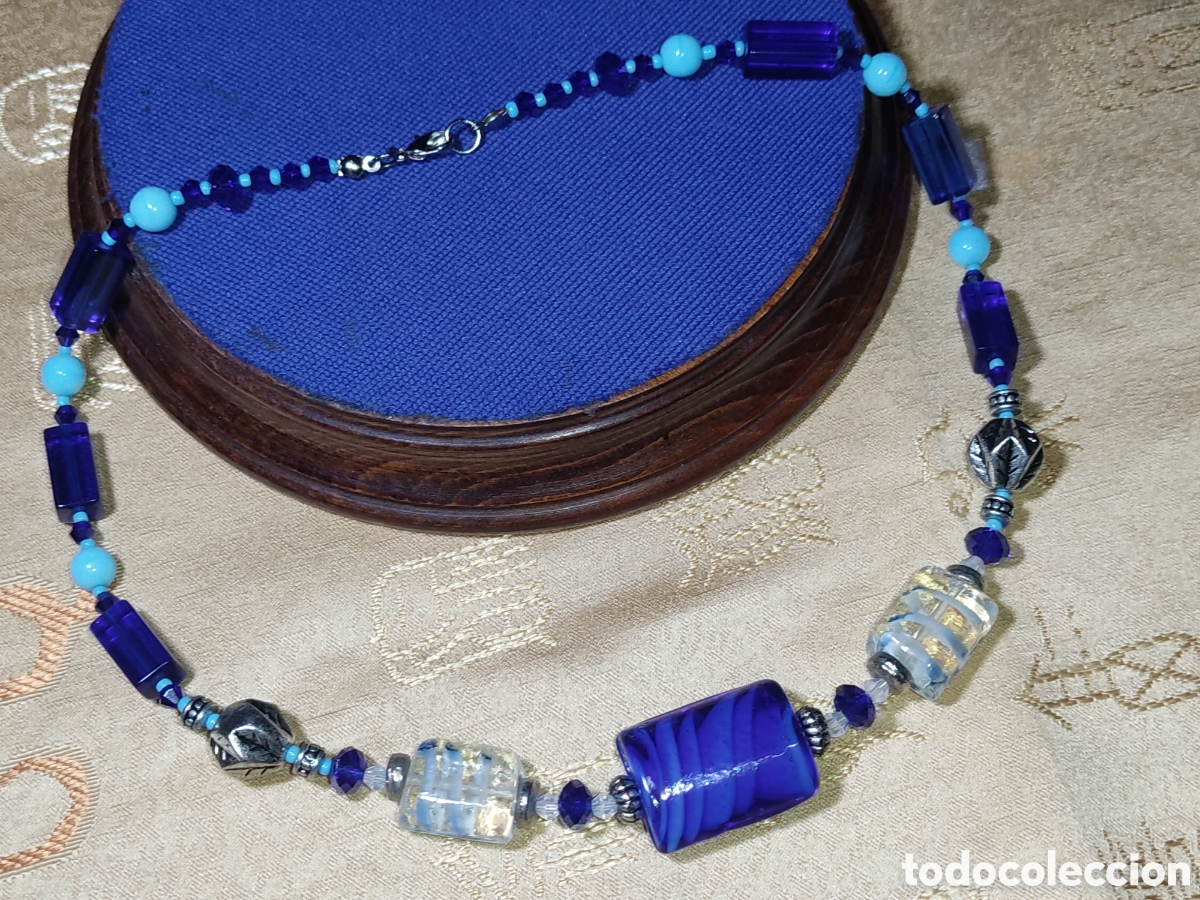 Joyeria: Collar de cristal de Murano.Vintage. - Foto 2