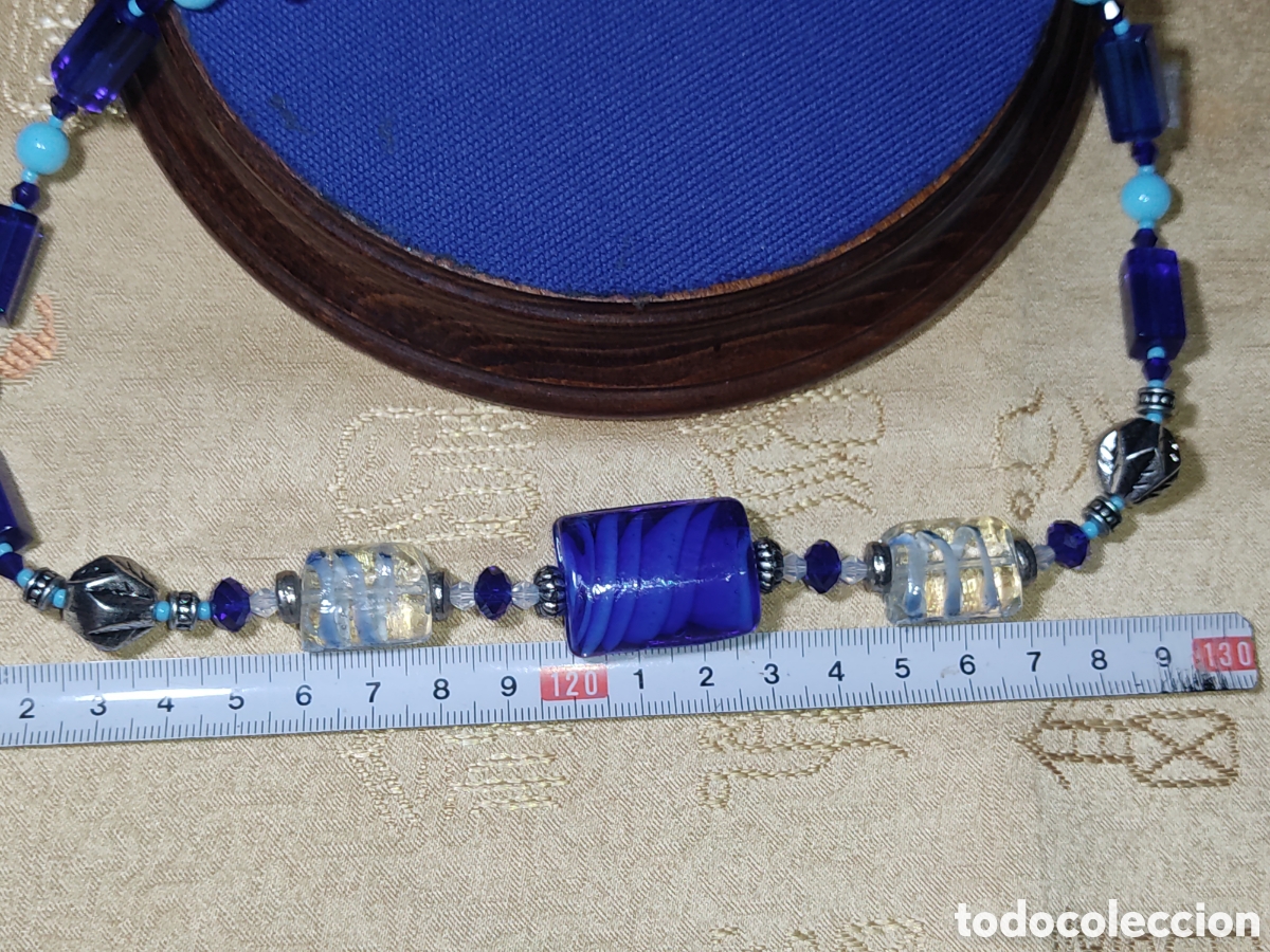 Joyeria: Collar de cristal de Murano.Vintage. - Foto 3